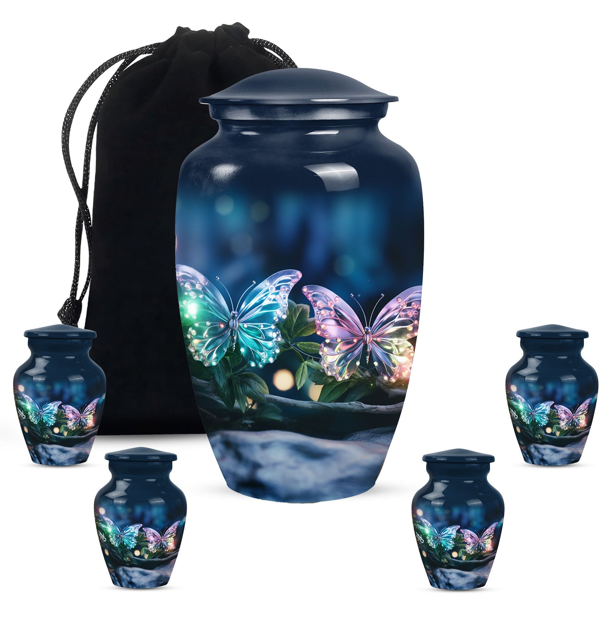 Magical Butterfly Fantasy- Butterfly Urn Teardrop Cremation Urn