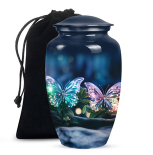 Magical Butterfly Fantasy- Butterfly Urn Teardrop Cremation Urn