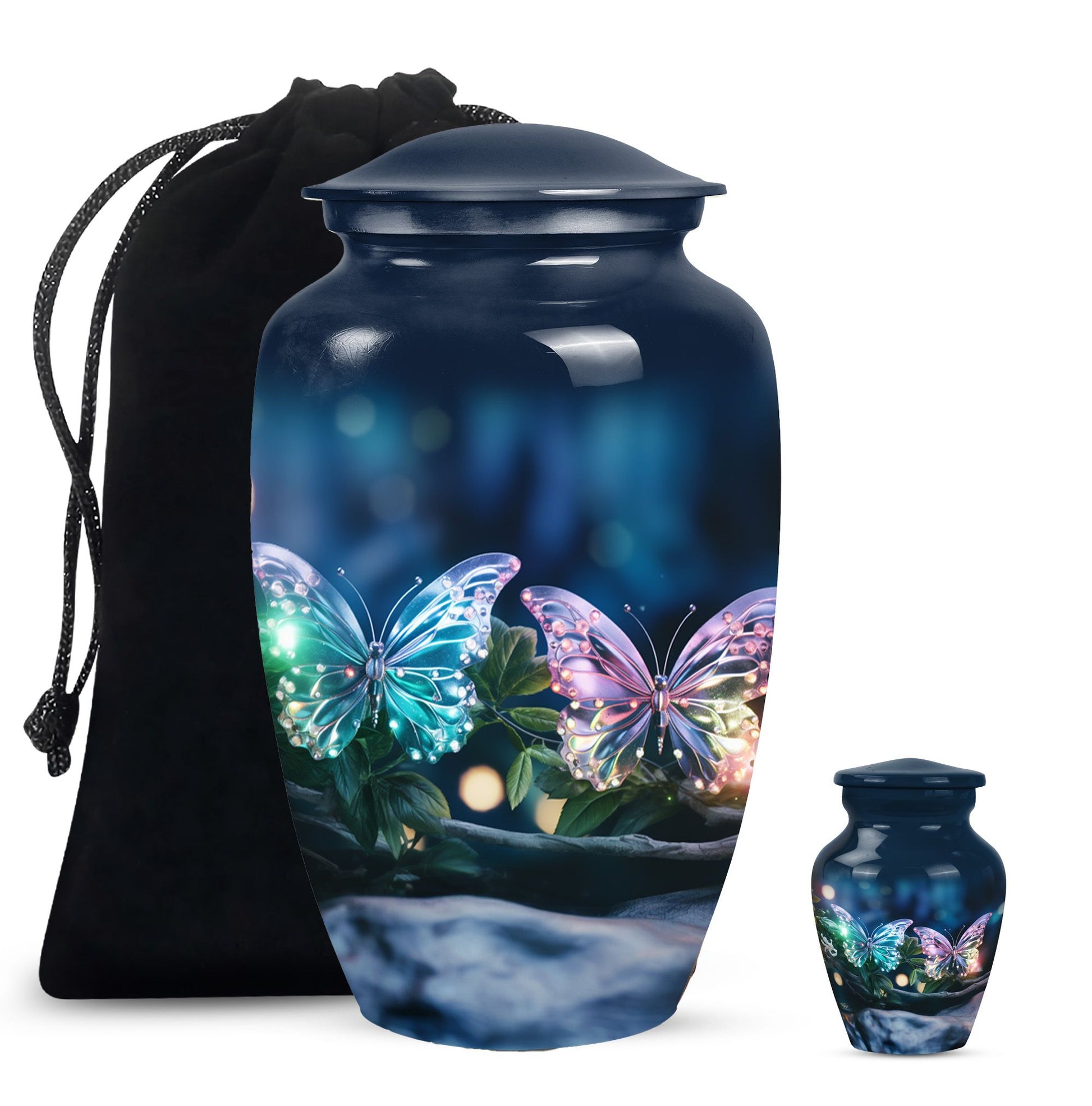 Magical Butterfly Fantasy- Butterfly Urn Teardrop Cremation Urn