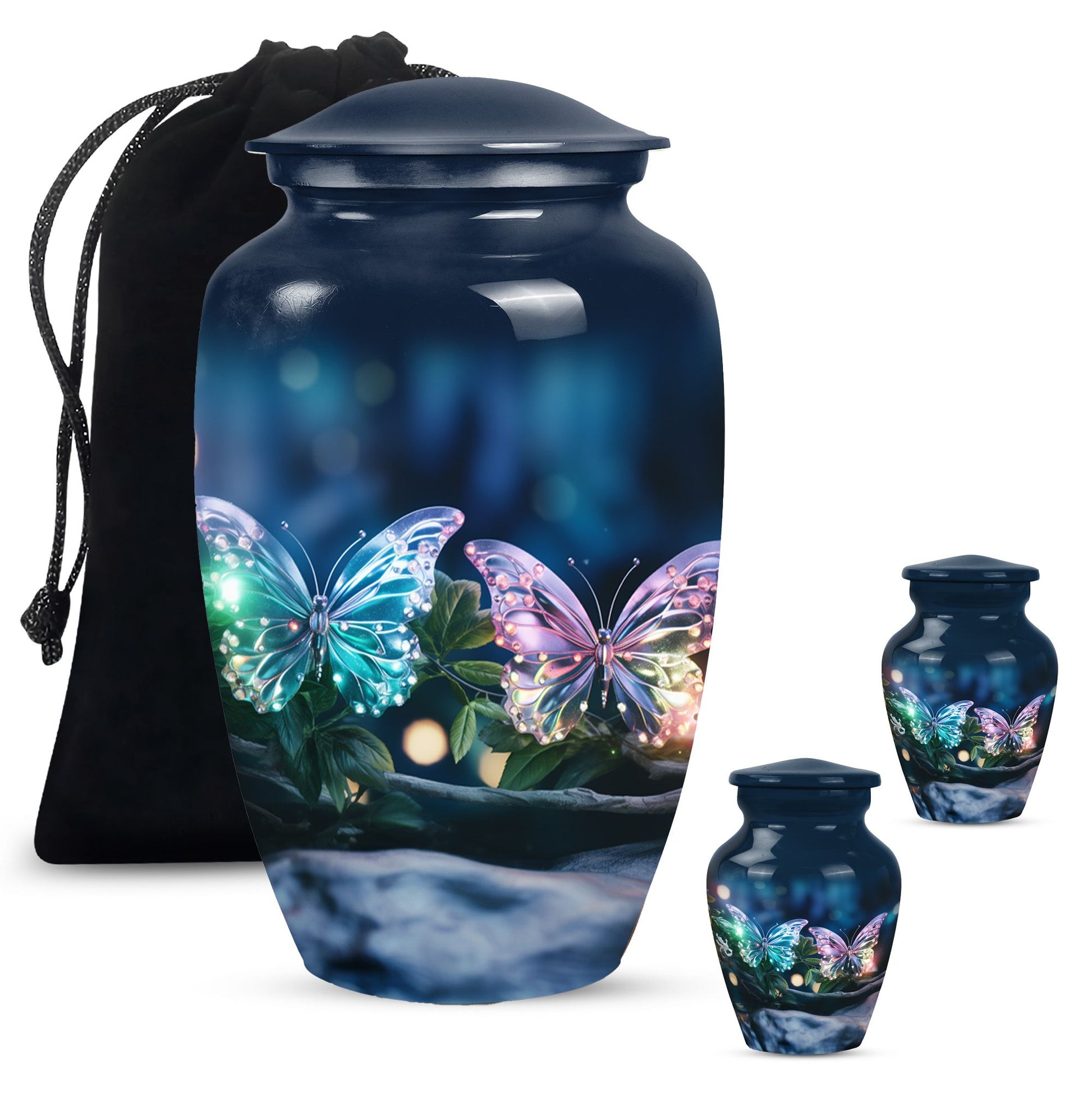Magical Butterfly Fantasy- Butterfly Urn Teardrop Cremation Urn