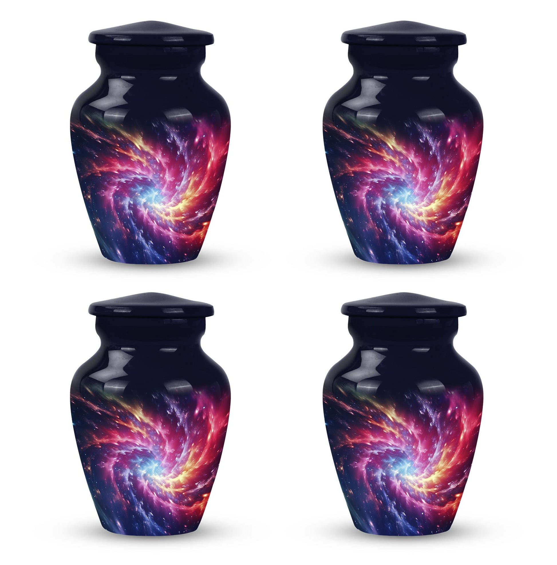 Symphony Cosmos - Galaxy Urn Teardrop, Heart Cremation Urn For Ashes