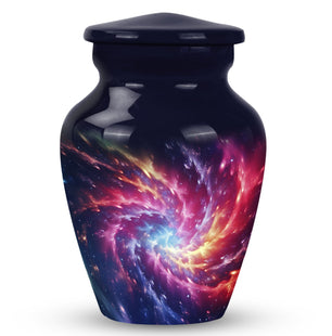 Symphony Cosmos - Galaxy Urn Teardrop, Heart Cremation Urn For Ashes