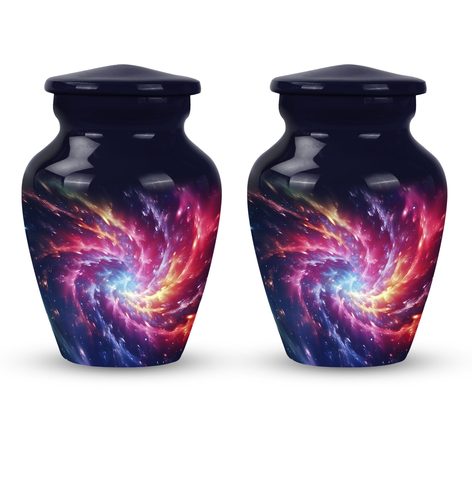 Symphony Cosmos - Galaxy Urn Teardrop, Heart Cremation Urn For Ashes