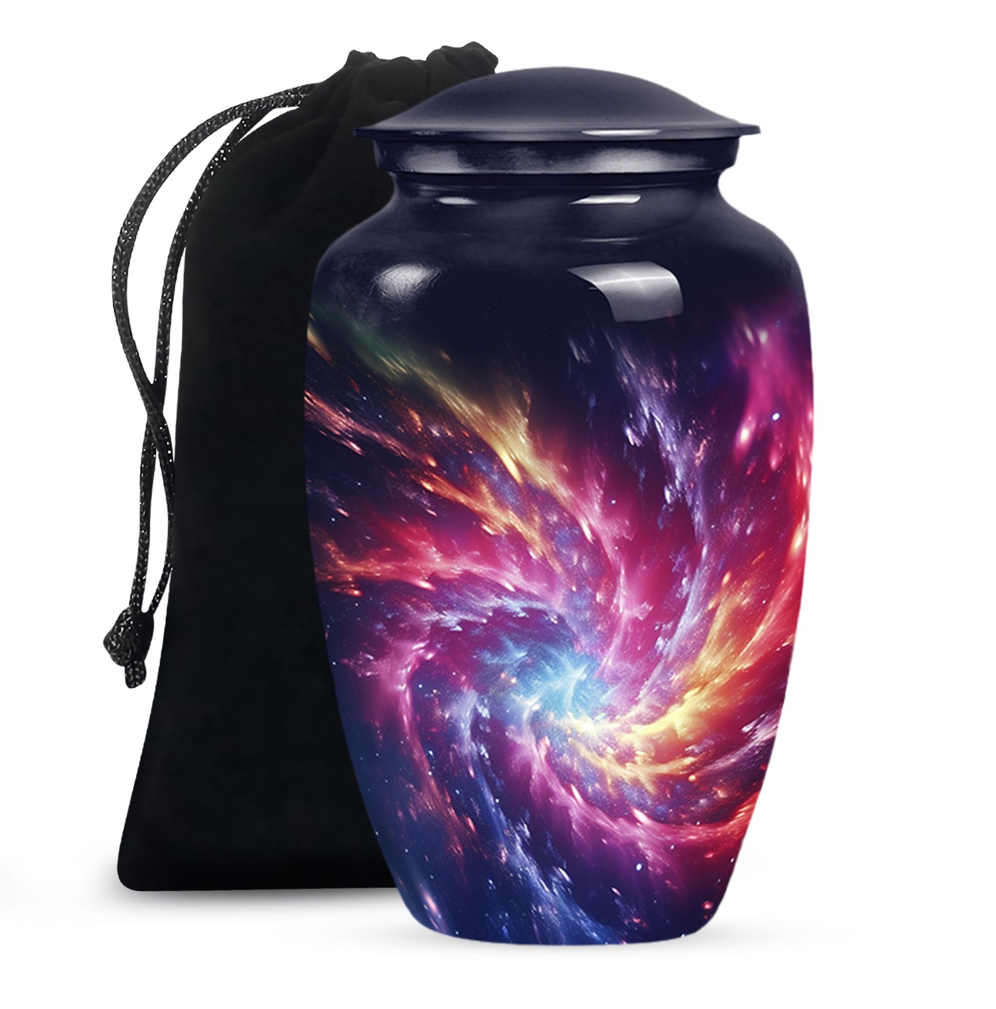 Symphony Cosmos - Galaxy Urn Teardrop, Heart Cremation Urn For Ashes