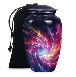 Symphony Cosmos - Galaxy Urn Teardrop, Heart Cremation Urn For Ashes