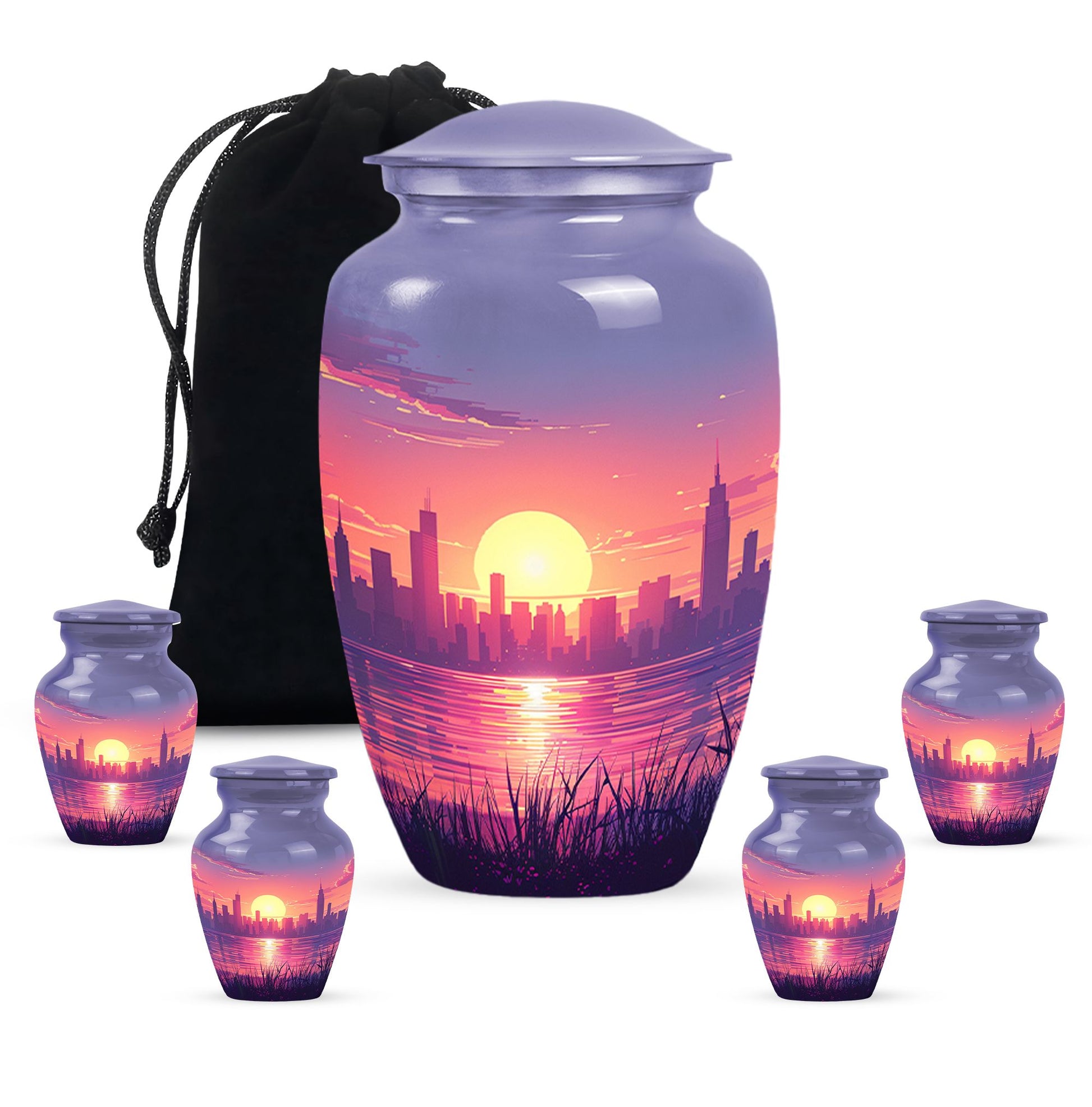Urban Oasis - Car Urn Large Teardrop, Heart Urn For Ashes