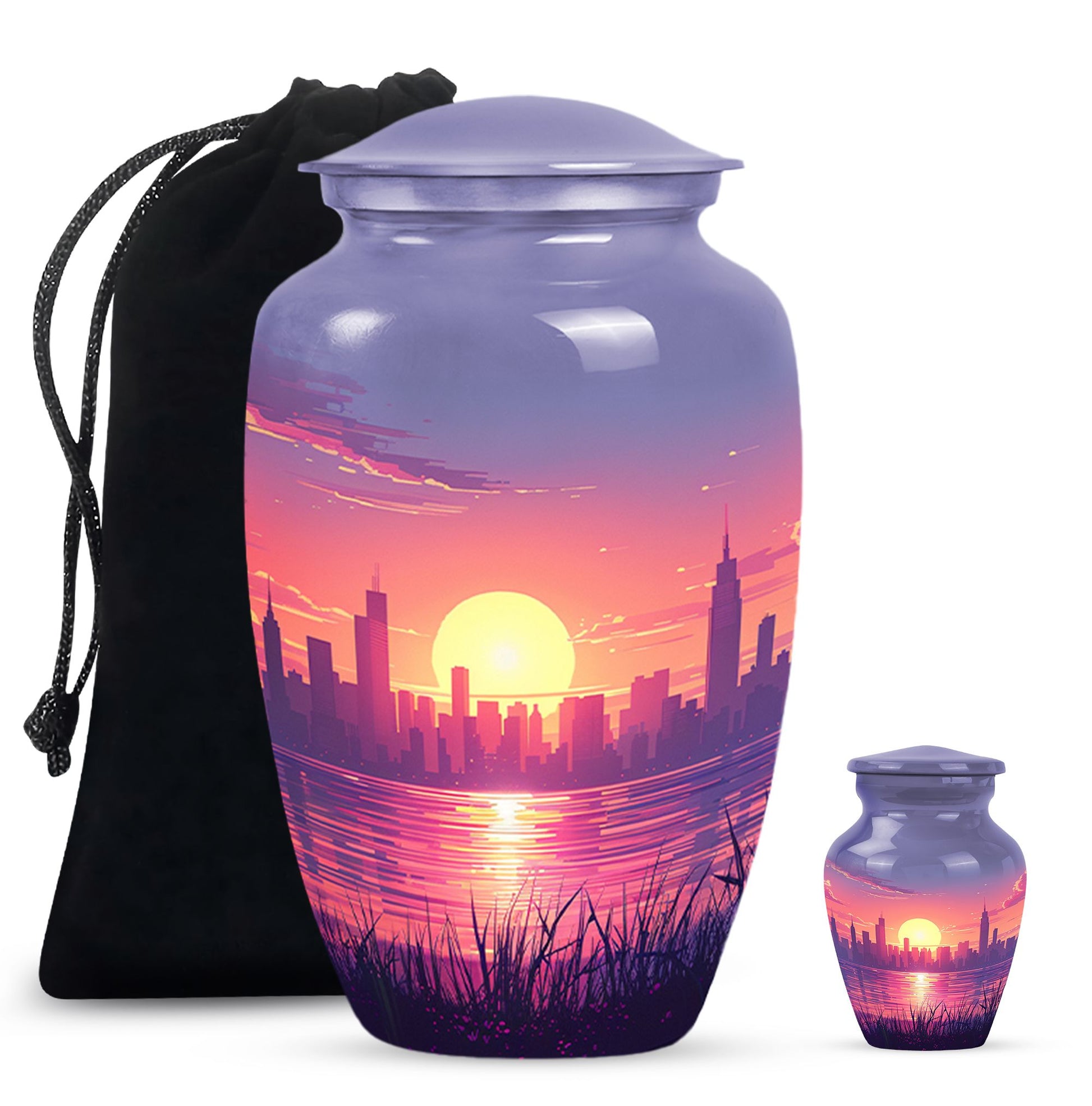 Urban Oasis - Car Urn Large Teardrop, Heart Urn For Ashes
