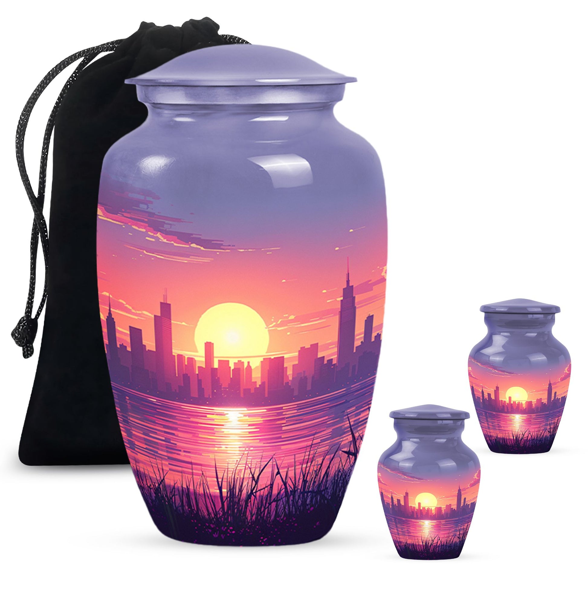 Urban Oasis - Car Urn Large Teardrop, Heart Urn For Ashes