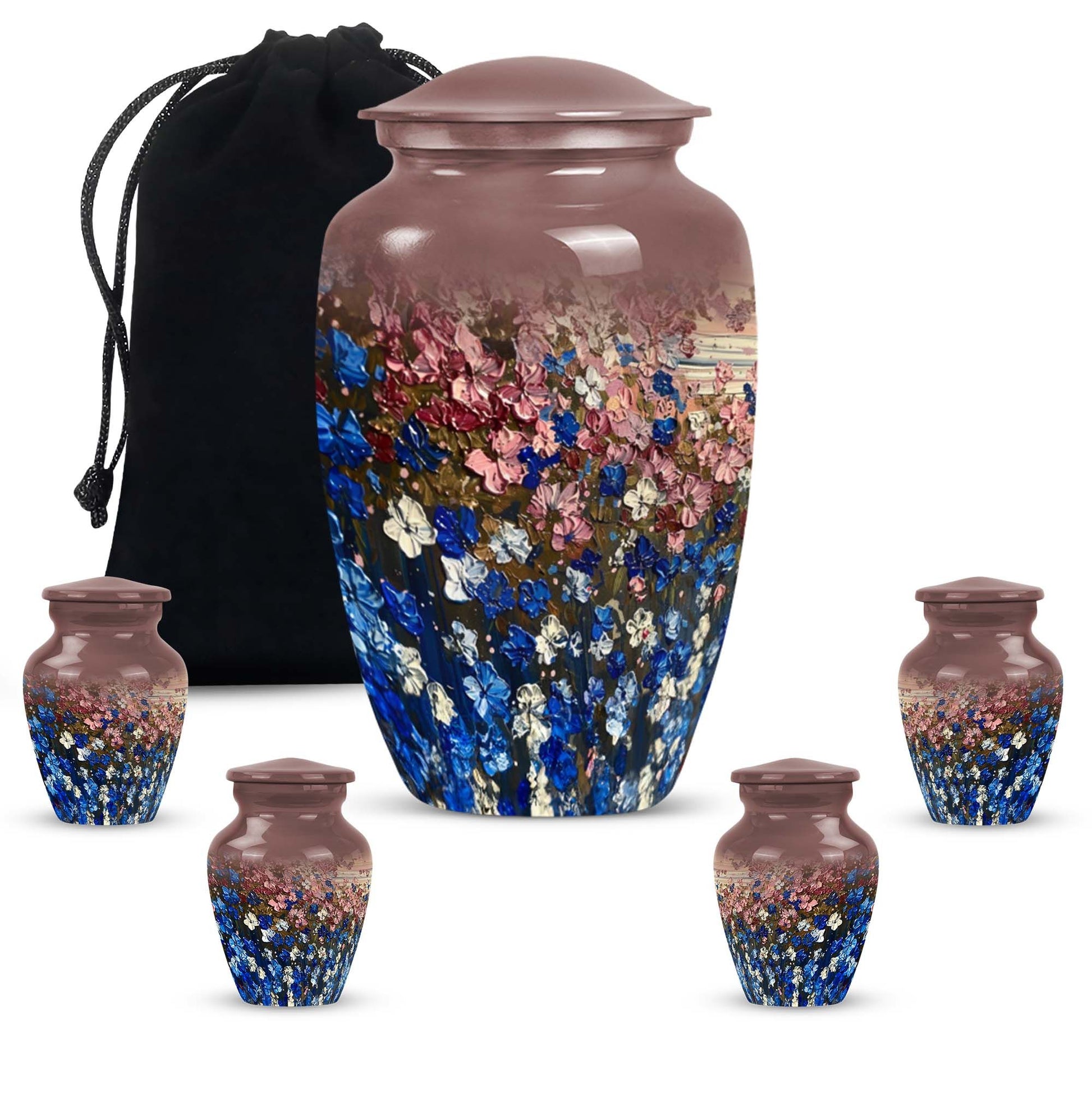 Flowers Urns For Women Funeral, Ashes Cremation Urn