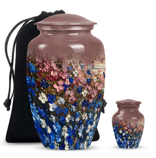 Flowers Urns For Women Funeral, Ashes Cremation Urn