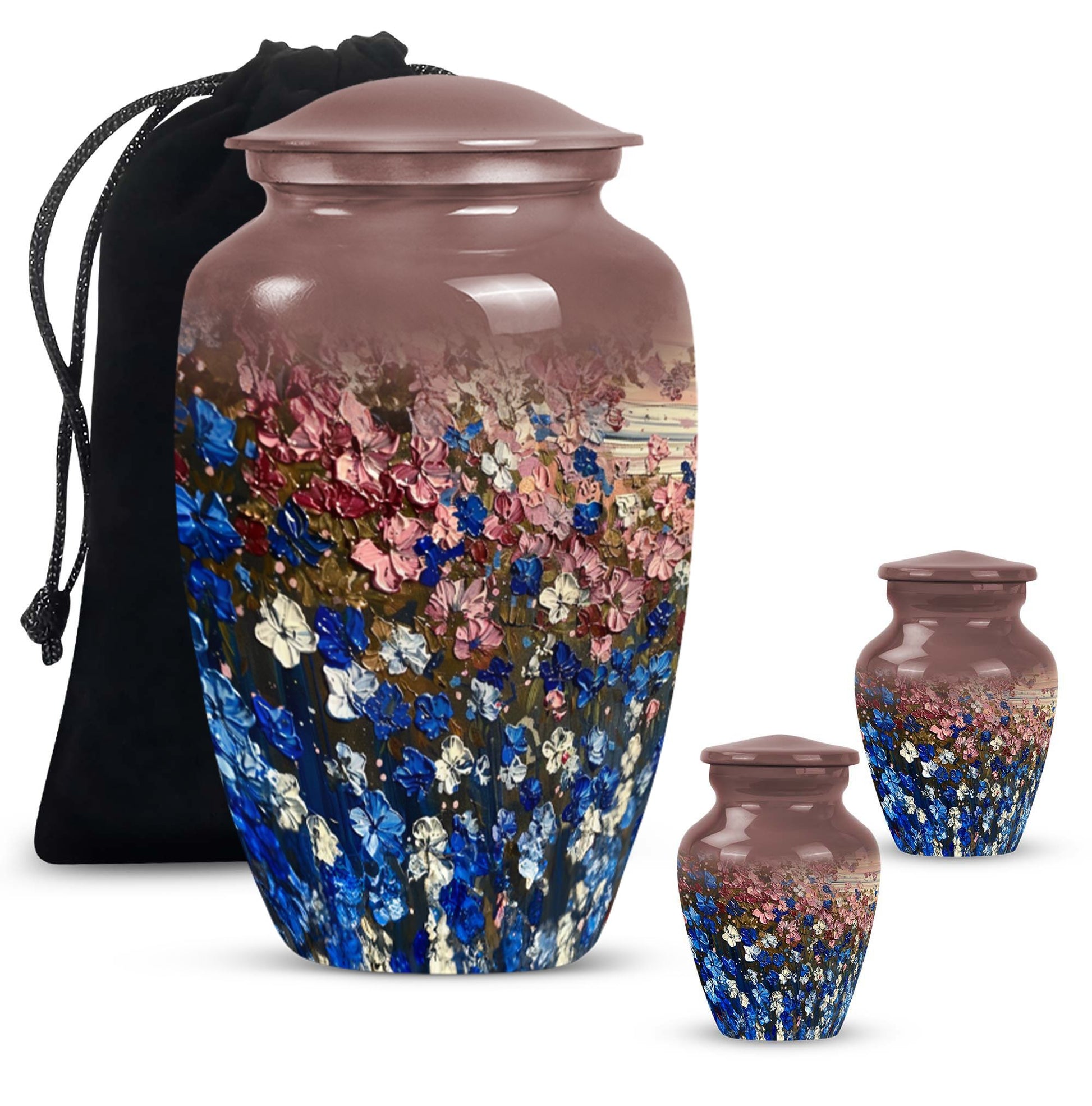 Flowers Urns For Women Funeral, Ashes Cremation Urn