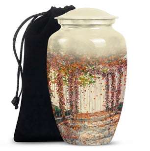 Flowers Small Ashes Urn Funeral, Ashes Memorial Urn