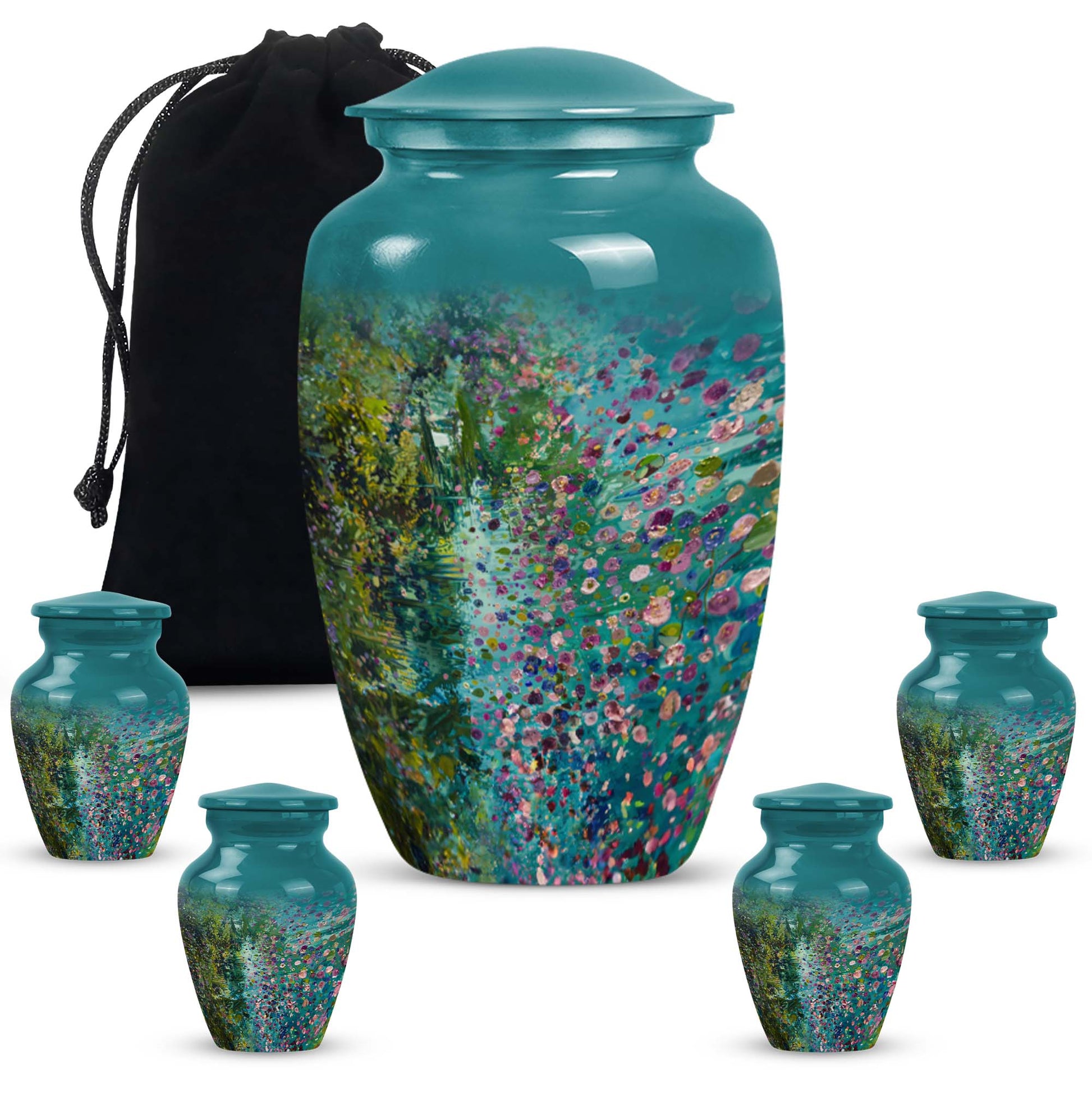 Flowers Urn Vase Funeral, Ashes Cremation Urn For Ashes