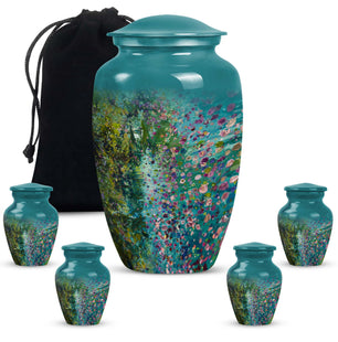 Flowers Urn Vase Funeral, Ashes Cremation Urn For Ashes