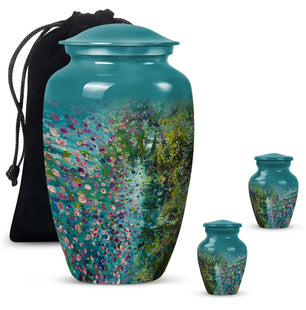 Flowers Urn Vase Funeral, Ashes Cremation Urn For Ashes