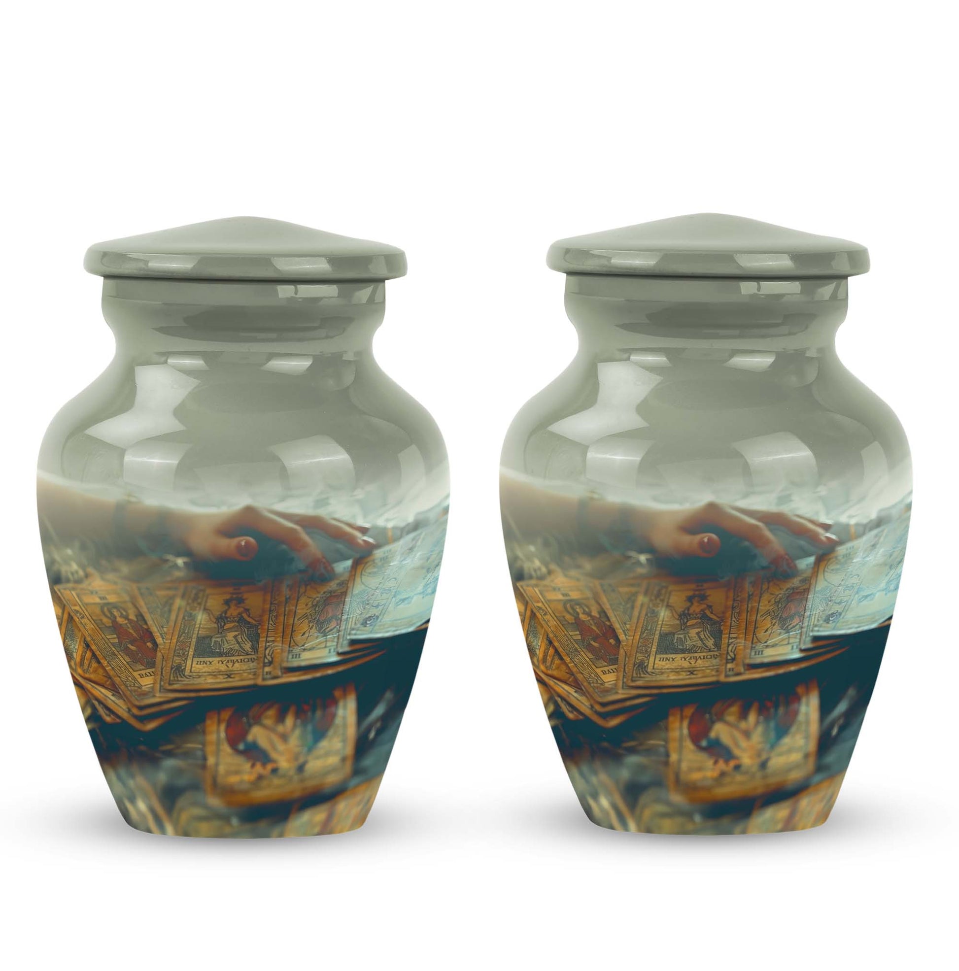 Tarot Decorative Urn For Ashes Large Funeral, Ashes Urn For Ashes