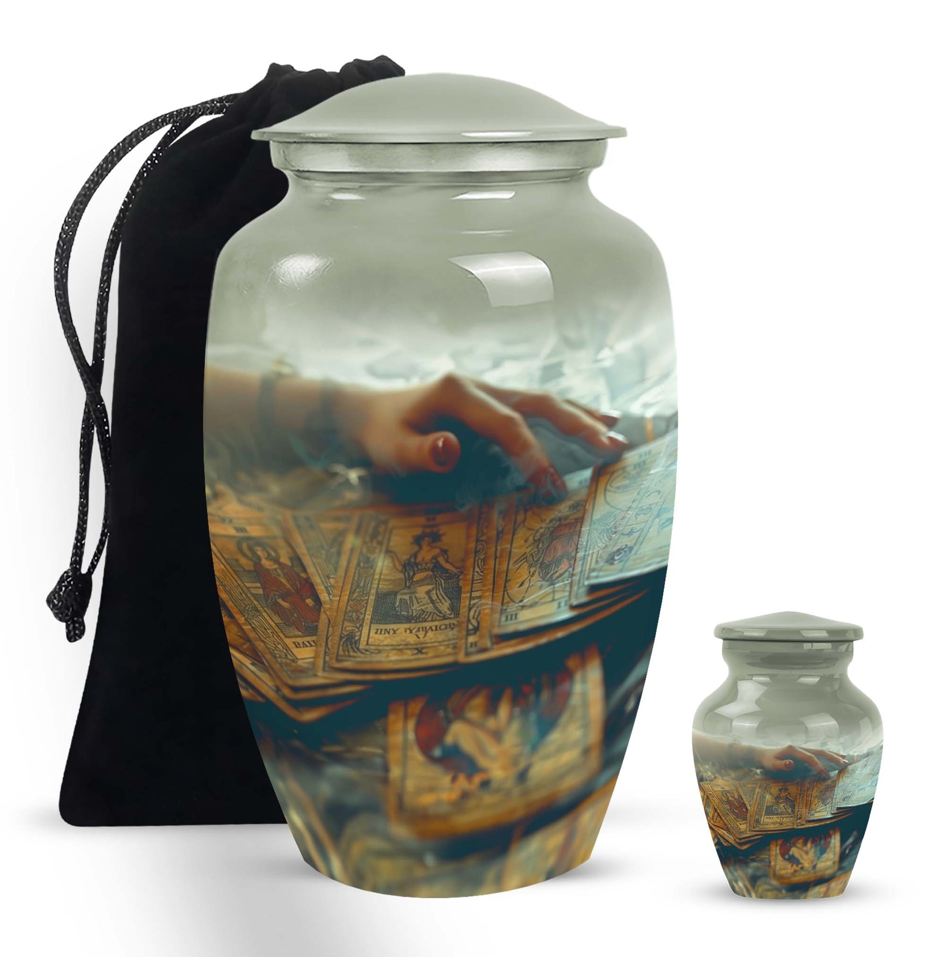 Tarot Decorative Urn For Ashes Large Funeral, Ashes Urn For Ashes