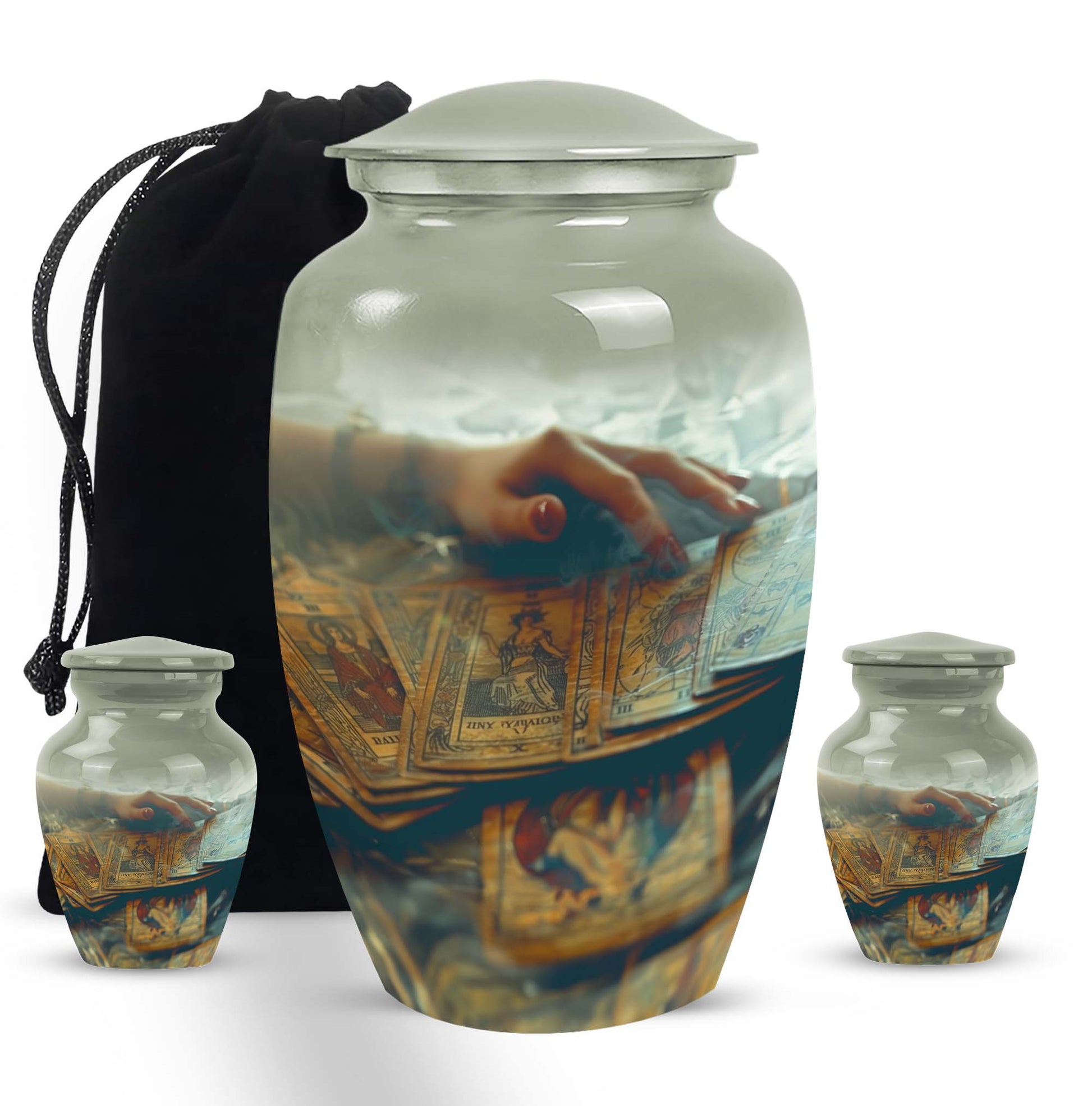 Tarot Decorative Urn For Ashes Large Funeral, Ashes Urn For Ashes