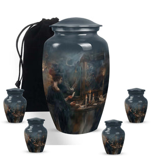 Tarot Mini Urn For Ashes Adult Male Funeral, Ashes Cremation Urn