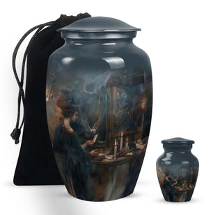 Tarot Mini Urn For Ashes Adult Male Funeral, Ashes Cremation Urn