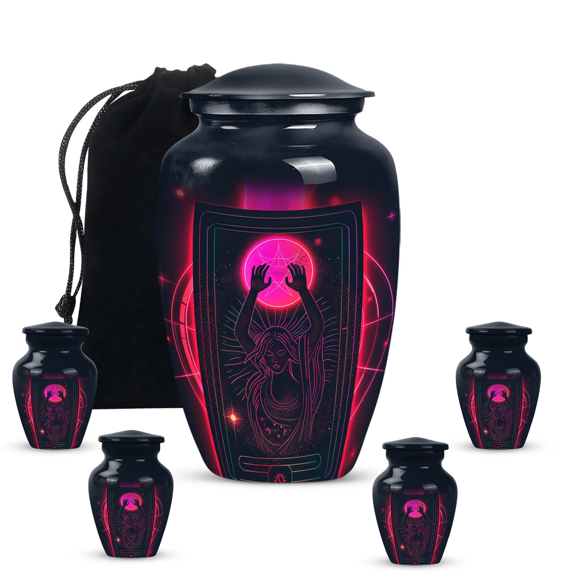 Tarot Keepsake Urns For Ashes Funeral, Ashes Cremation Urn For Ashes
