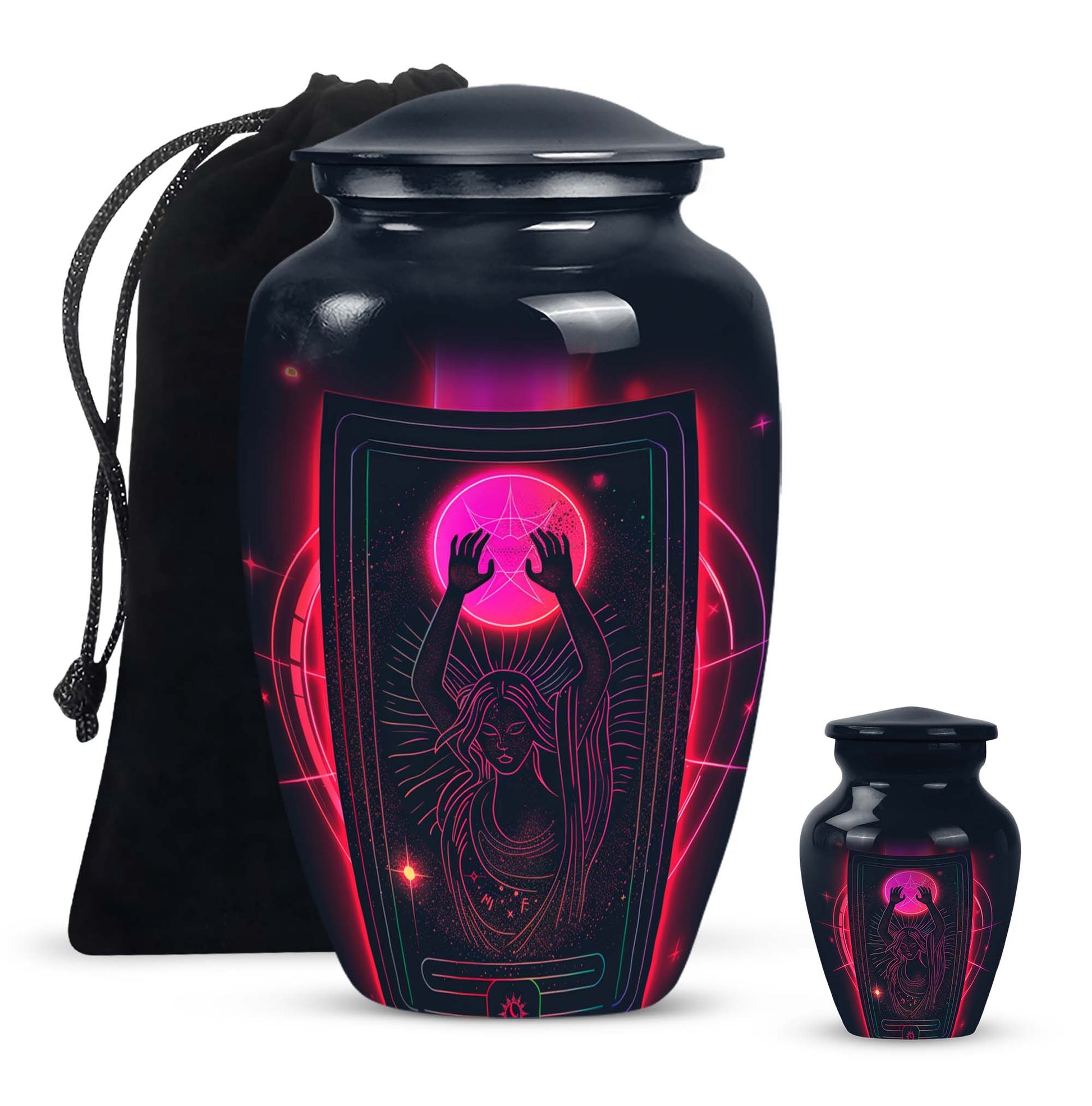 Tarot Keepsake Urns For Ashes Funeral, Ashes Cremation Urn For Ashes