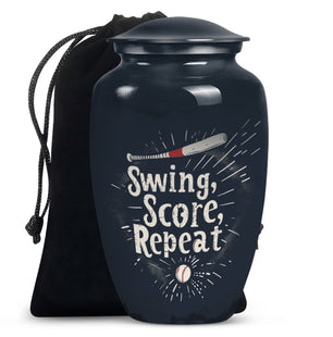 Baseball Personal Urn Funeral, Ashes Memorial Urn