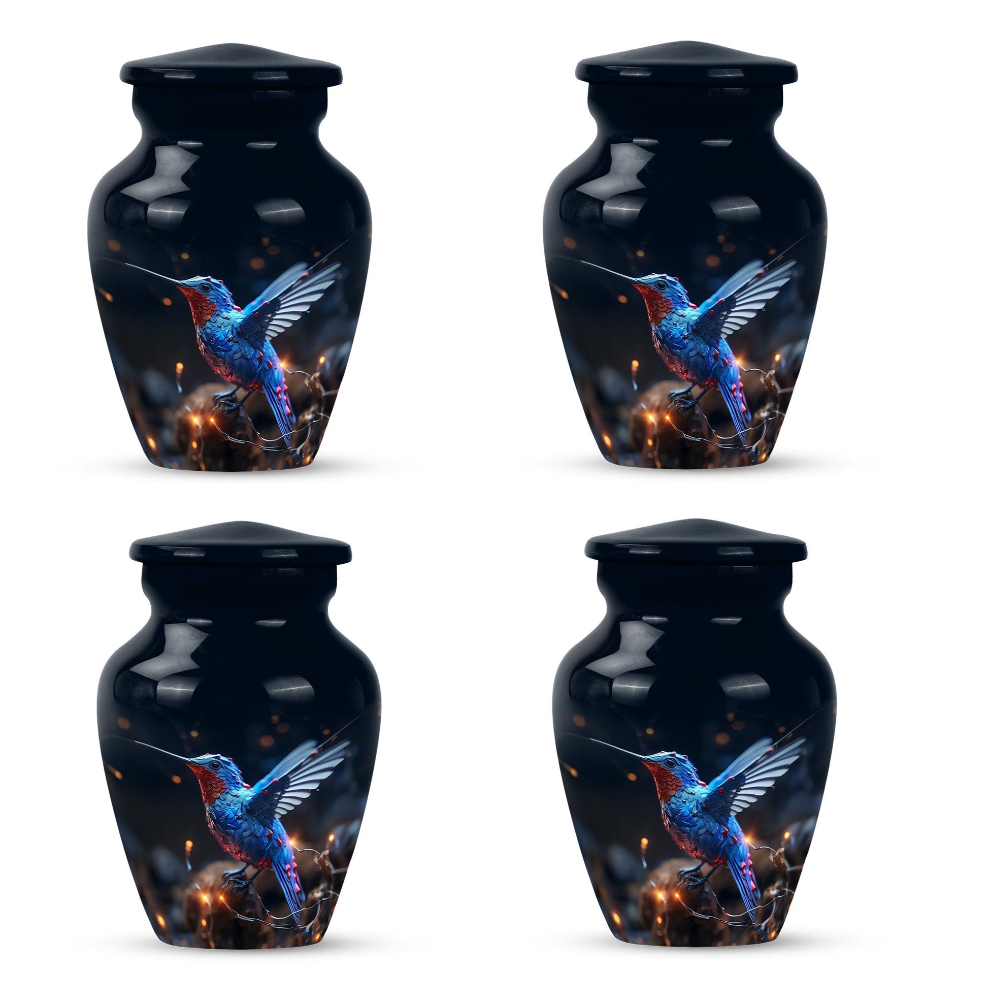 Humming Birds Urns Large Funeral, Ashes Urn For Ashes