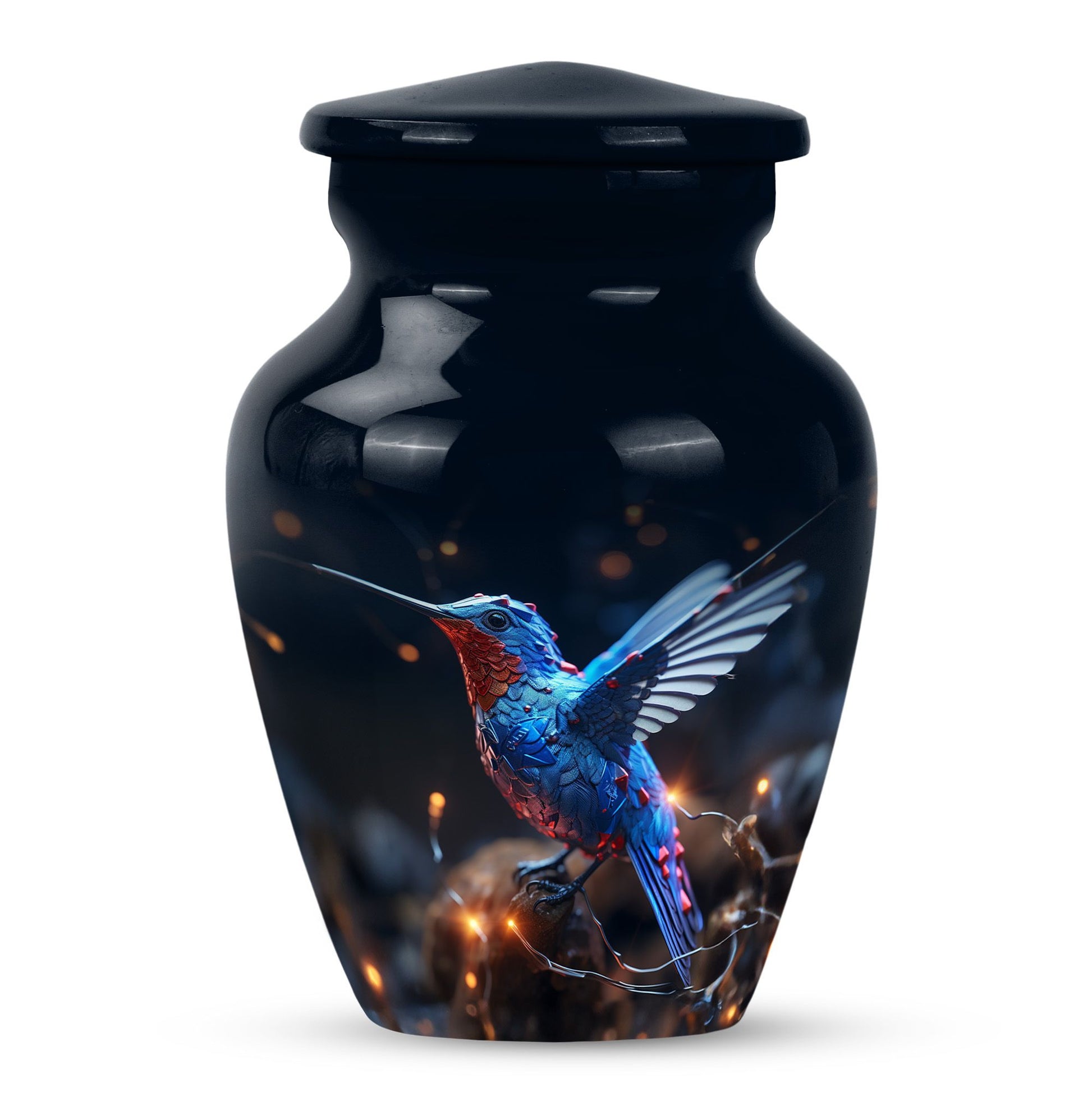 Humming Birds Urns Large Funeral, Ashes Urn For Ashes