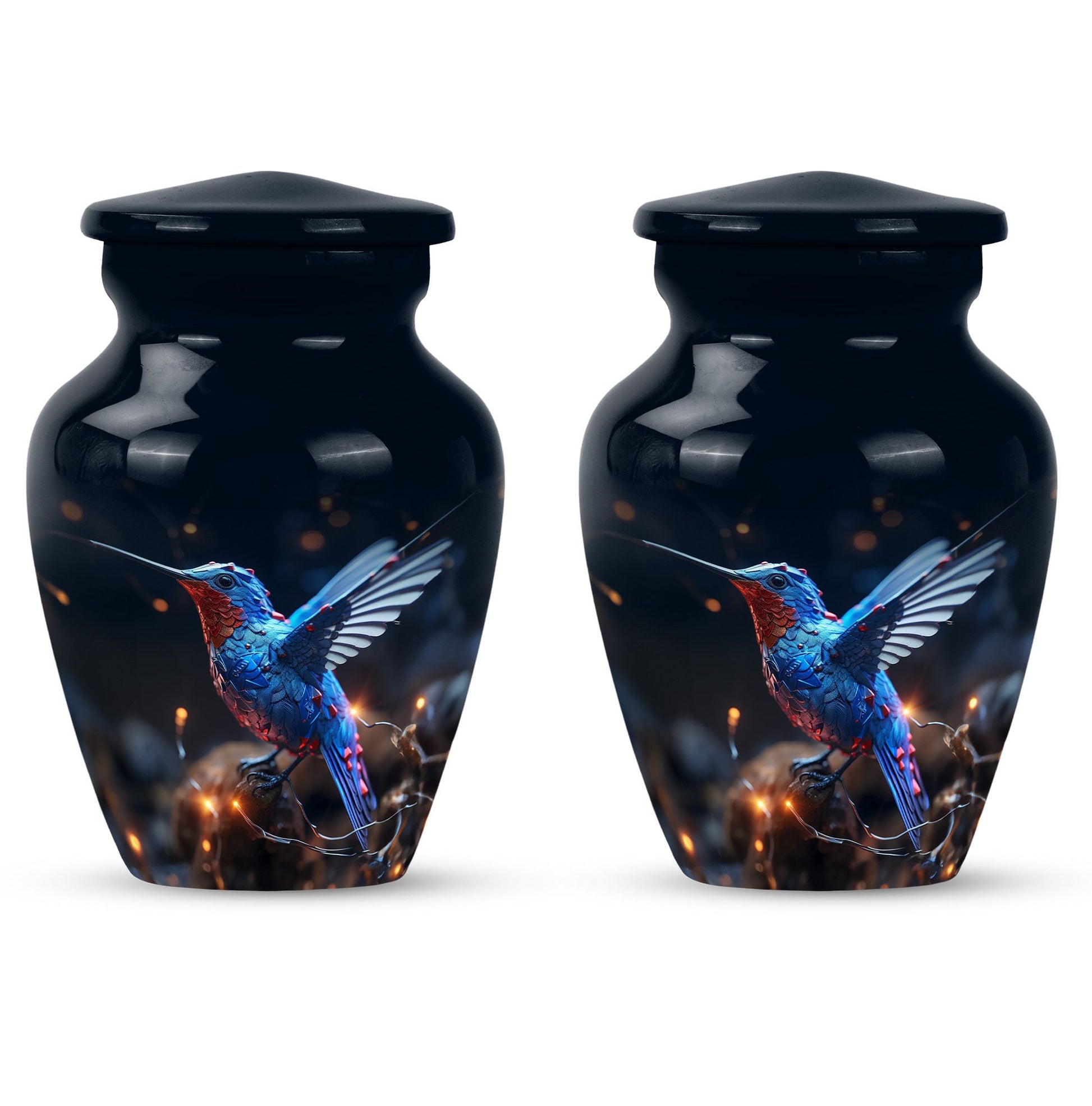 Humming Birds Urns Large Funeral, Ashes Urn For Ashes