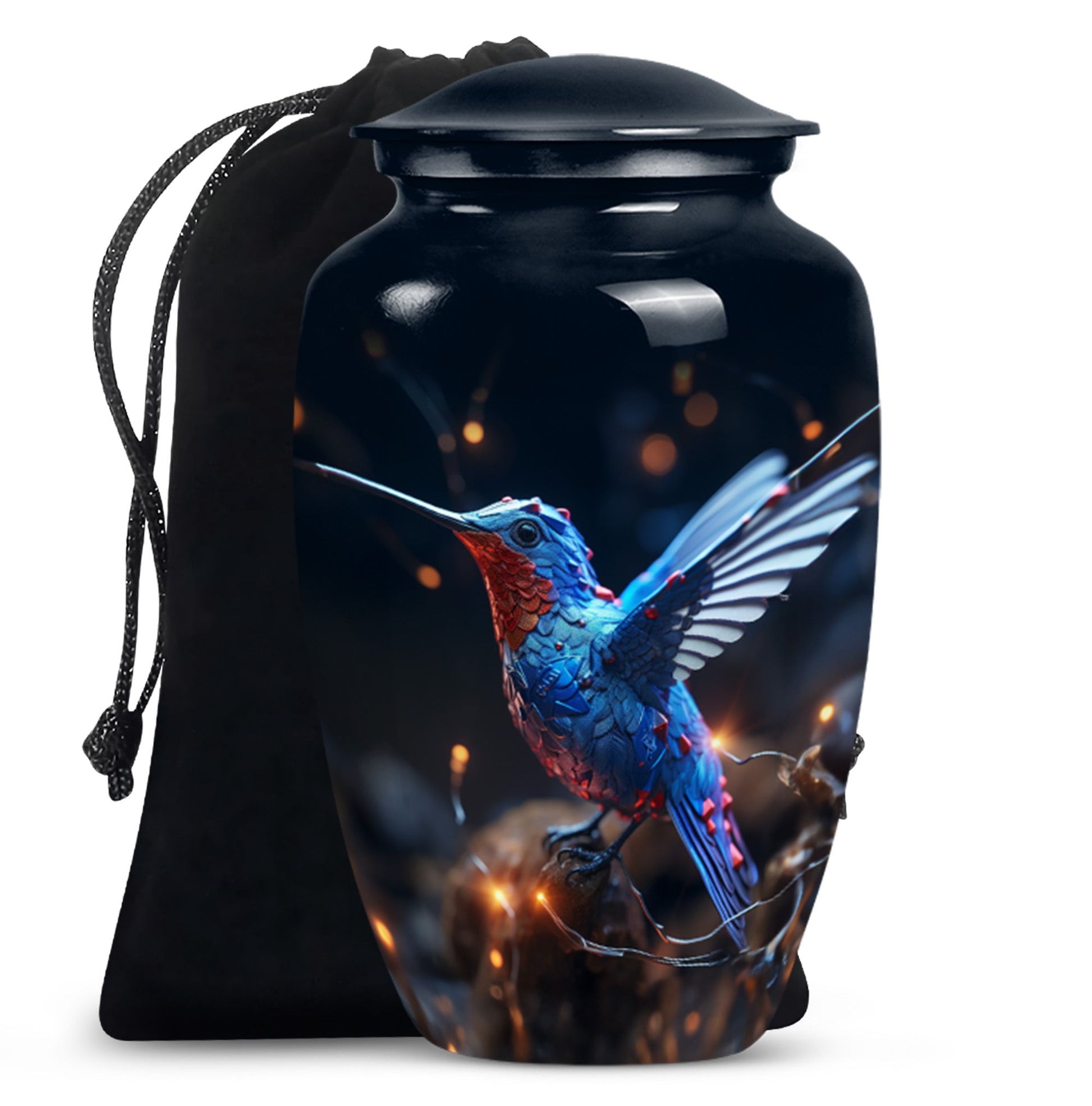 Humming Birds Urns Large Funeral, Ashes Urn For Ashes