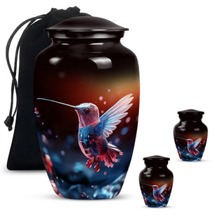 Humming Birds Cremation Keepsakes Funeral, Ashes Cremation Urn