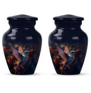 Humming Birds Urn For Mom Ashes Funeral, Ashes Memorial Urn
