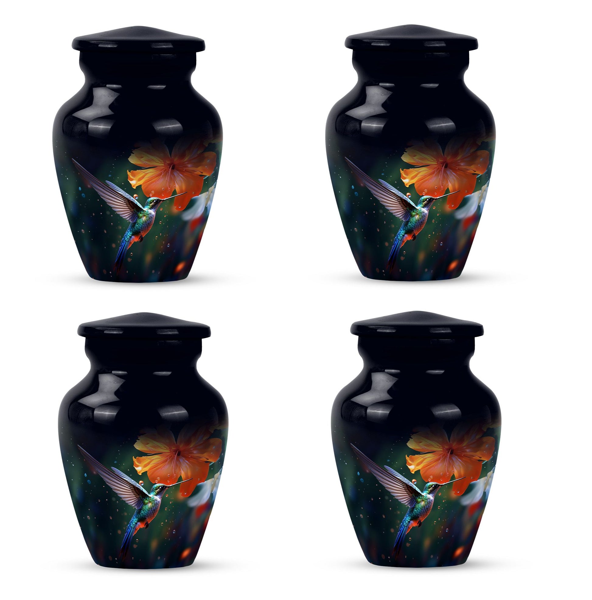 Humming Birds Urn For Ashes Funeral, Ashes Cremation Urn For Ashes