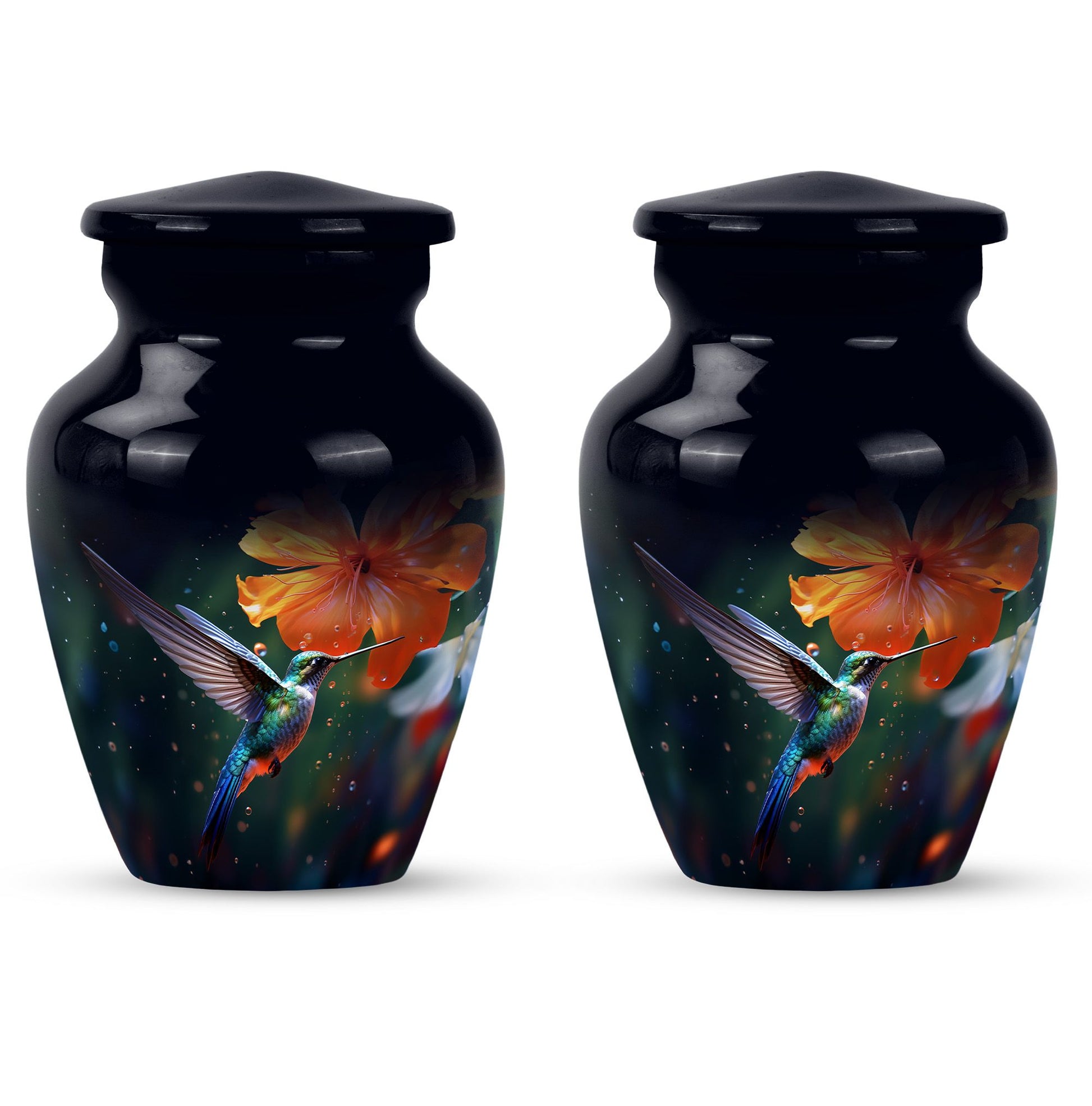 Humming Birds Urn For Ashes Funeral, Ashes Cremation Urn For Ashes