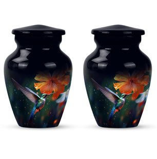 Humming Birds Urn For Ashes Funeral, Ashes Cremation Urn For Ashes