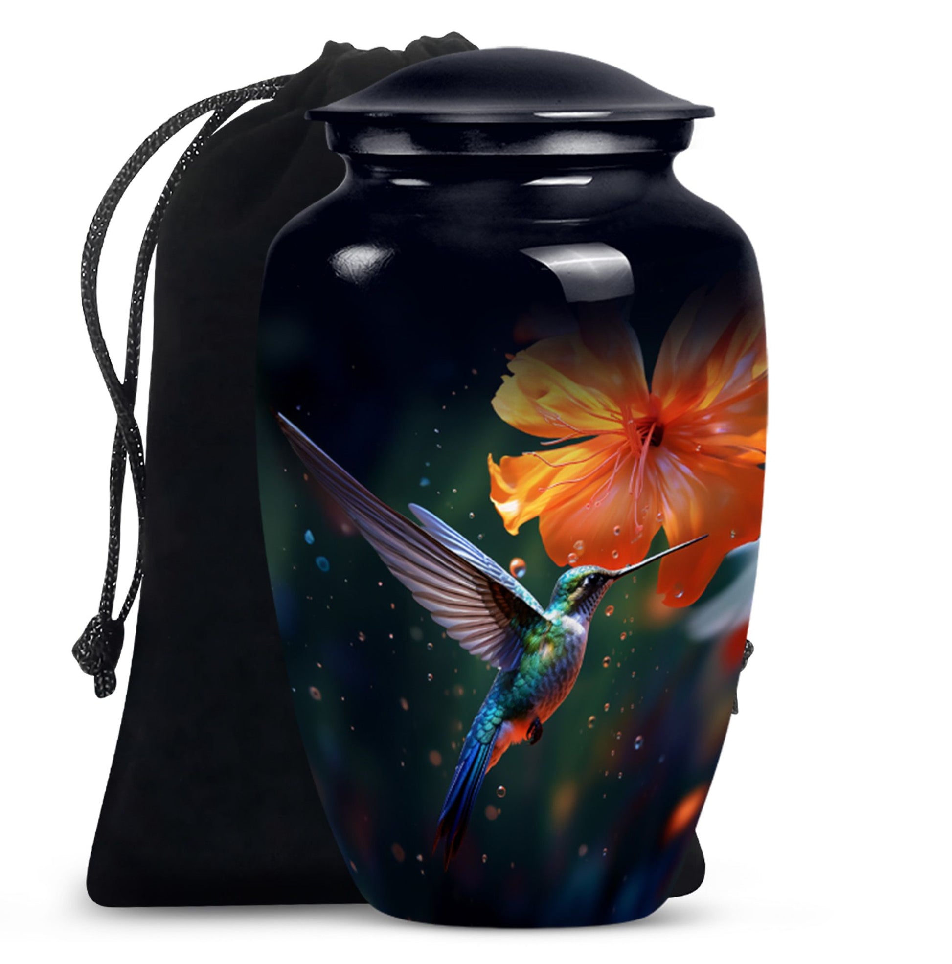 Humming Birds Urn For Ashes Funeral, Ashes Cremation Urn For Ashes