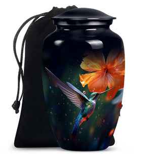 Humming Birds Urn For Ashes Funeral, Ashes Cremation Urn For Ashes