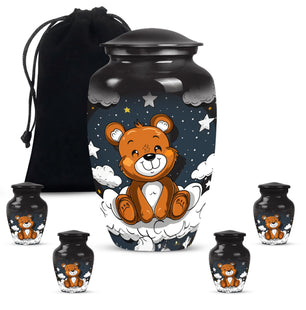 Bear Cremation Urn For Human Ashes Large Funeral, Ashes Urn For Ashes