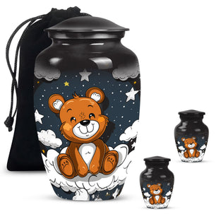 Bear Cremation Urn For Human Ashes Large Funeral, Ashes Urn For Ashes