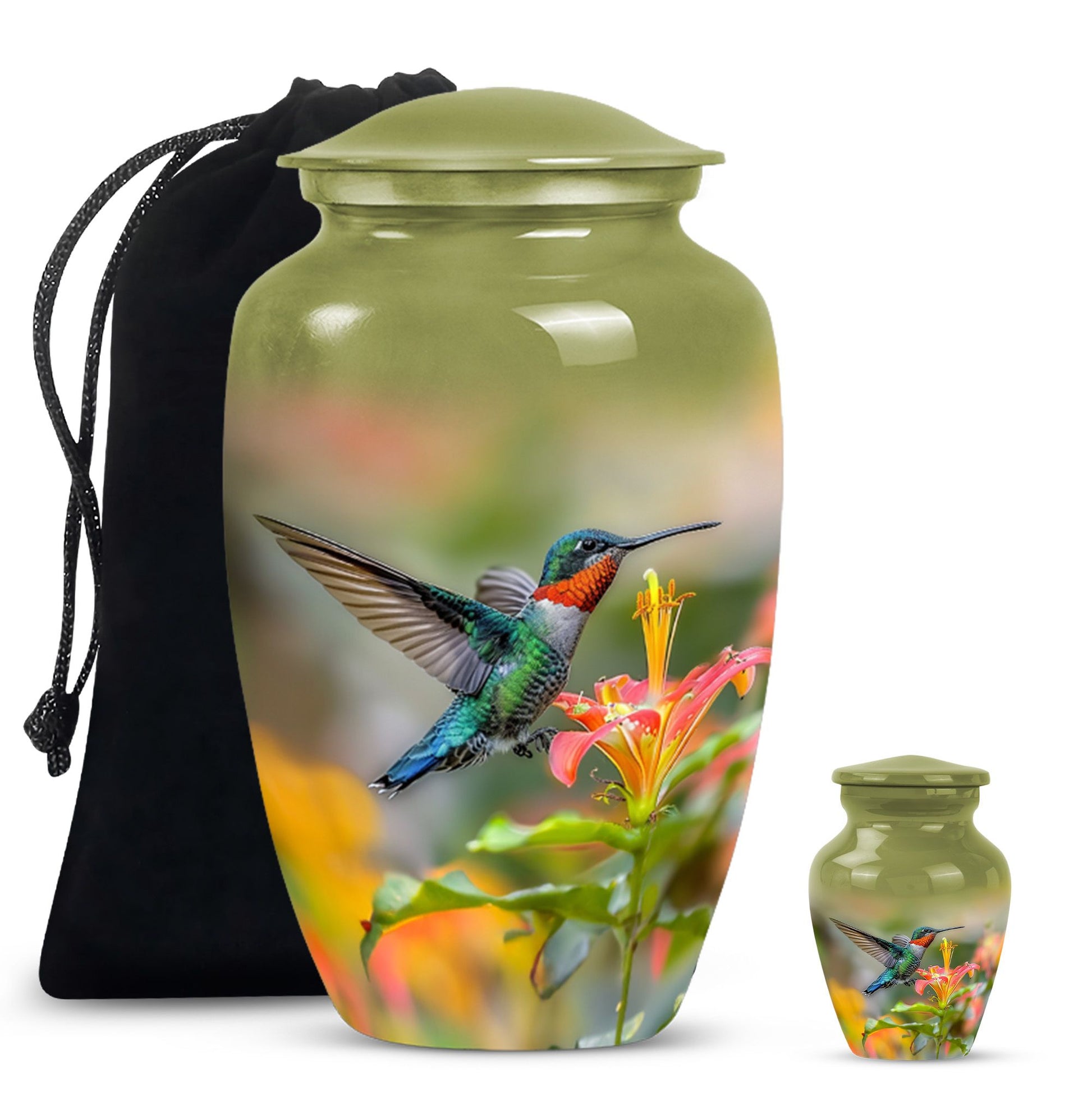 Humming Bird Keepsake Urns Funeral, Ashes Cremation Urn
