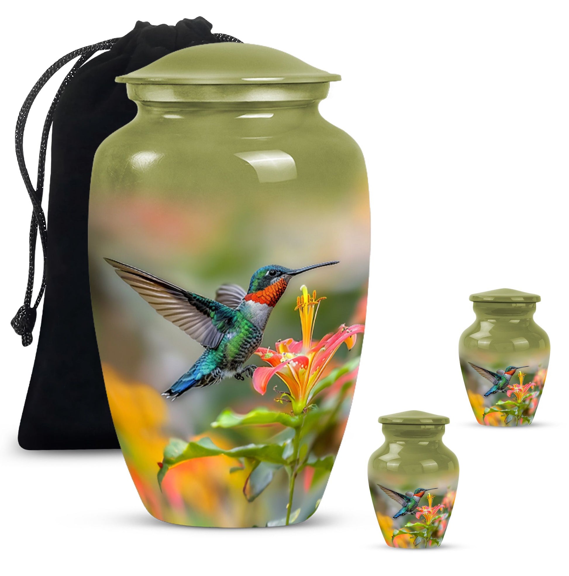 Humming Bird Keepsake Urns Funeral, Ashes Cremation Urn