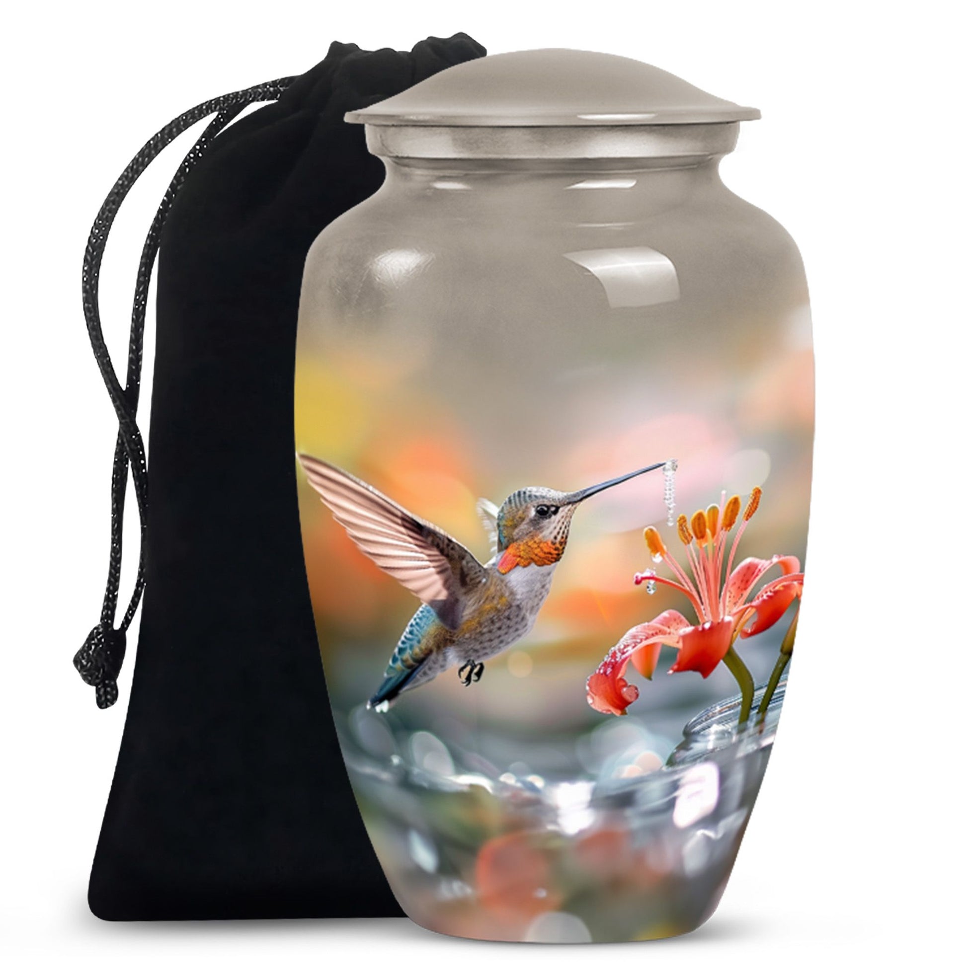 Humming Bird Cremation Keepsakes For Ashes Funeral, Ashes Memorial Urn