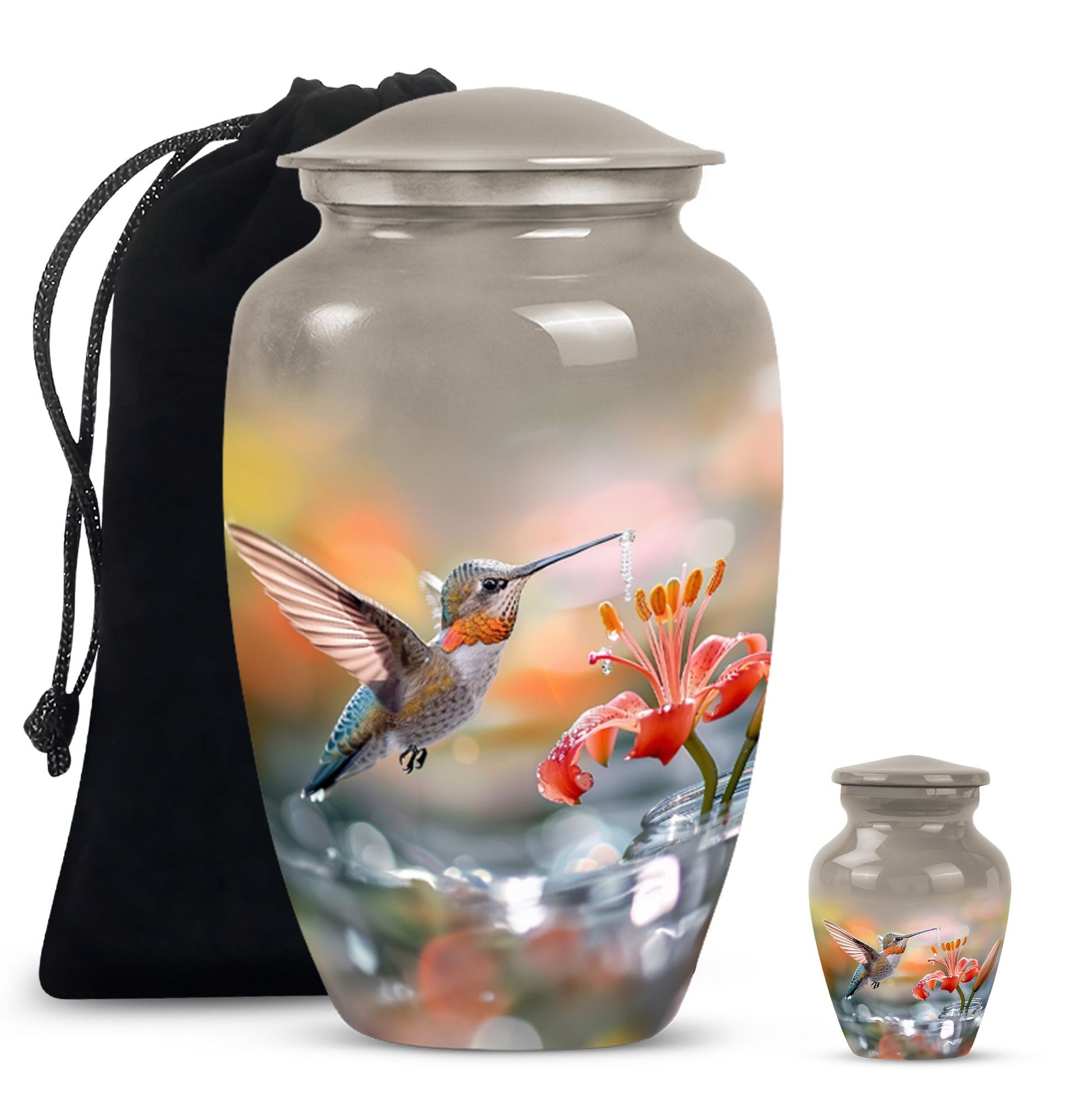 Humming Bird Cremation Keepsakes For Ashes Funeral, Ashes Memorial Urn