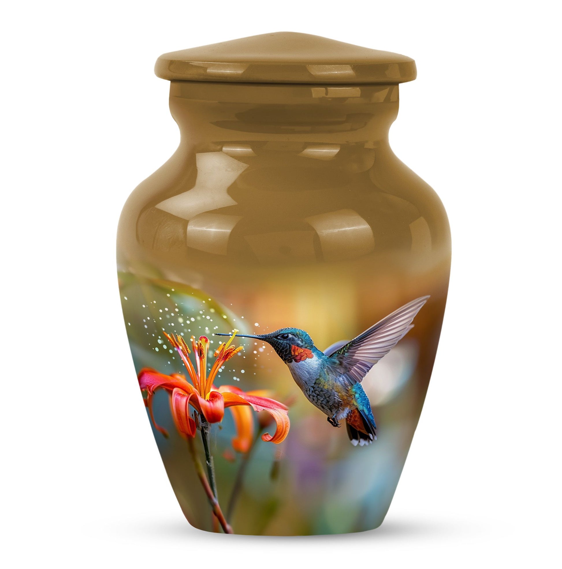 Humming Bird Small Keepsake For Human Ashes Funeral, Ashes Urn