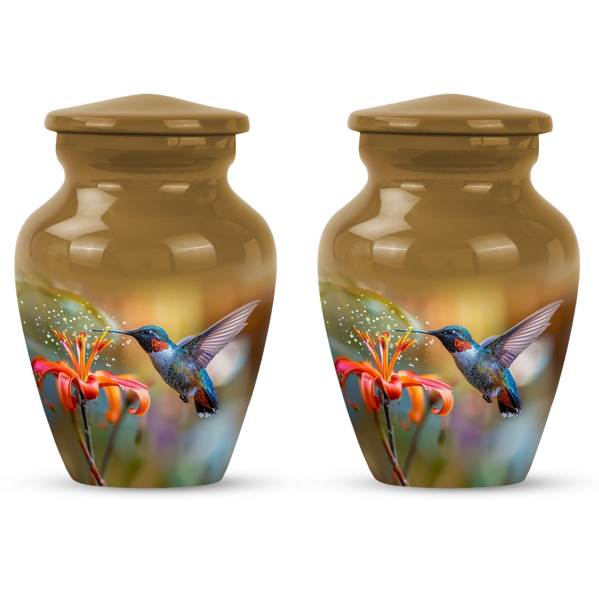 Humming Bird Small Keepsake For Human Ashes Funeral, Ashes Urn