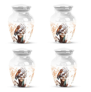 Barn Owl Urn For Human Ashes Women Funeral, Ashes Urn For Ashes