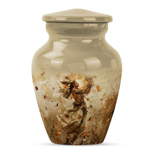 Native American Keepsake For Human Ashes Funeral, Ashes Urn For Ashes