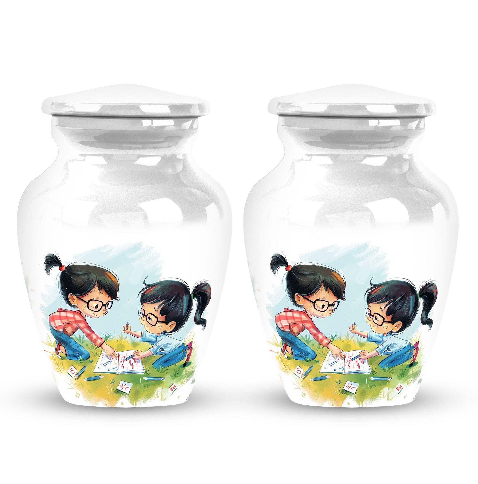 Brother And Sister Urn For Human Ashes Funeral, Ashes Cremation Urn