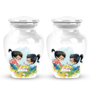 Brother And Sister Urn For Human Ashes Funeral, Ashes Cremation Urn